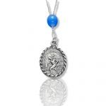 Silver 925° car charm with Saint Christopher (code M2344)